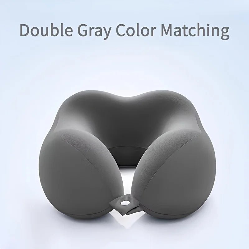 Ergonomic U-shaped Travel Neck Pillow – Lightweight & Portable