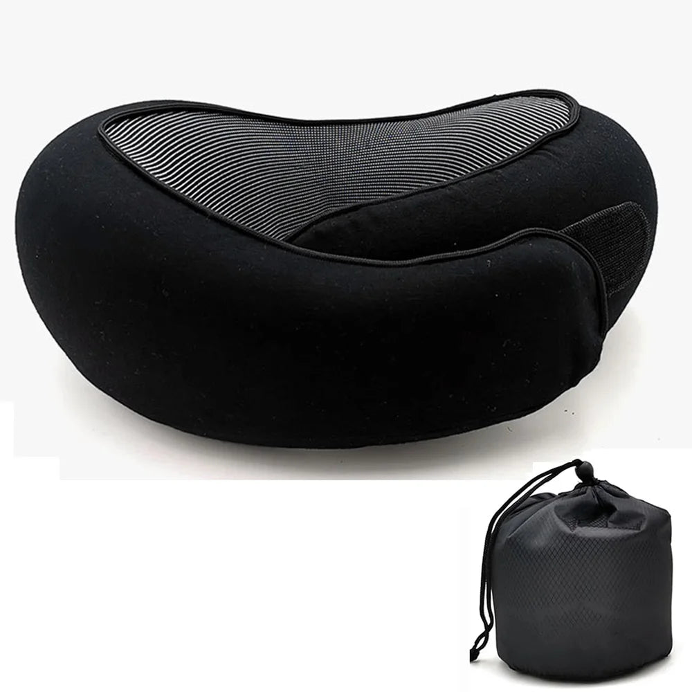 Snail Style Memory Foam Travel Neck Pillow – Ergonomic Flight Support