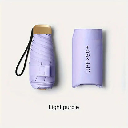 Compact Folding Travel Umbrella – Windproof 6K Frame | 5 Colours