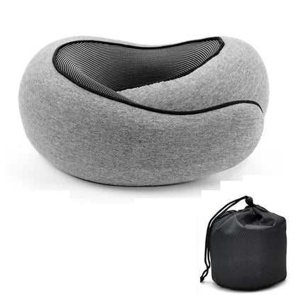Snail Style Memory Foam Travel Neck Pillow – Ergonomic Flight Support