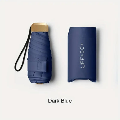 Compact Folding Travel Umbrella – Windproof 6K Frame | 5 Colours