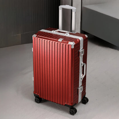 Aluminium Frame Rolling Suitcase with USB Port & Combination Lock – 20" to 26"