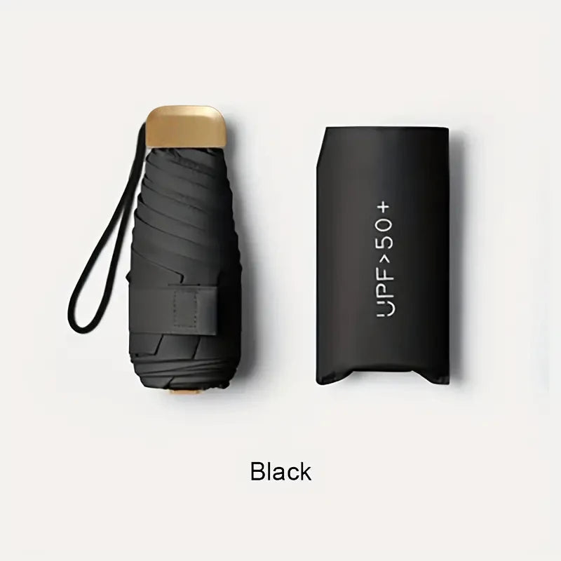 Compact Folding Travel Umbrella – Windproof 6K Frame | 5 Colours
