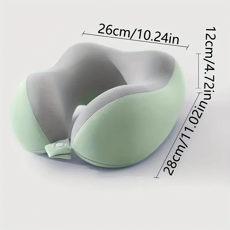Ergonomic U-shaped Travel Neck Pillow – Lightweight & Portable