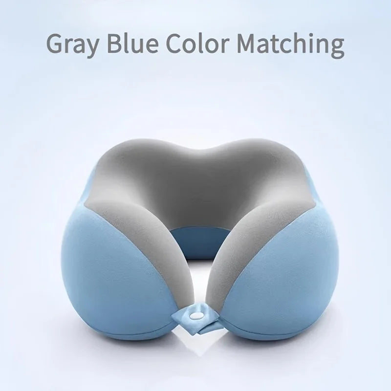 Ergonomic U-shaped Travel Neck Pillow – Lightweight & Portable