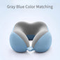 Ergonomic U-shaped Travel Neck Pillow – Lightweight & Portable