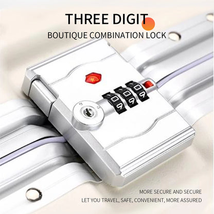 Aluminium Frame Rolling Suitcase with USB Port & Combination Lock – 20" to 26"
