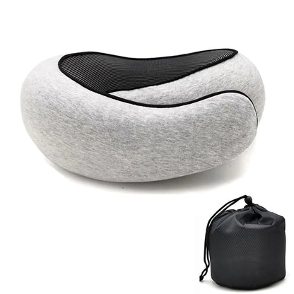 Snail Style Memory Foam Travel Neck Pillow – Ergonomic Flight Support