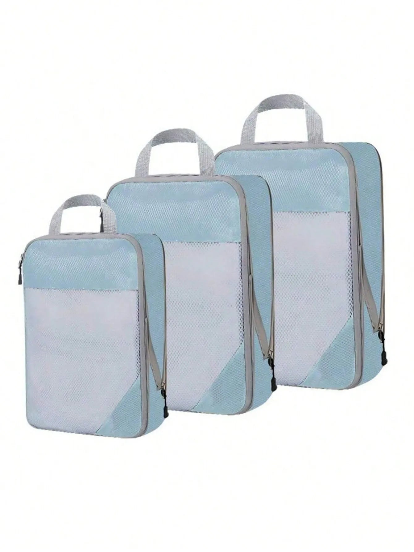 10/7 Pcs Set Travel Organizer Storage Bags Suitcase Packing Cubes Cases Portable Wardrobe Luggage Clothes Shoe Pouch Fold