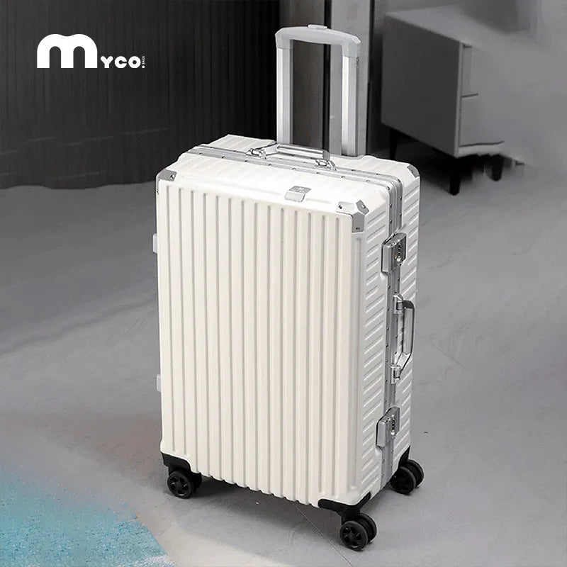 Aluminium Frame Rolling Suitcase with USB Port & Combination Lock – 20" to 26"