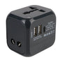 All-in-One Wall Travel Charger Adapter - US EU UK AU Plugs with 2 USB & 1 Type C