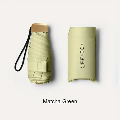 Compact Folding Travel Umbrella – Windproof 6K Frame | 5 Colours