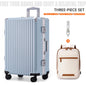 Aluminium Frame Rolling Suitcase with USB Port & Combination Lock – 20" to 26"