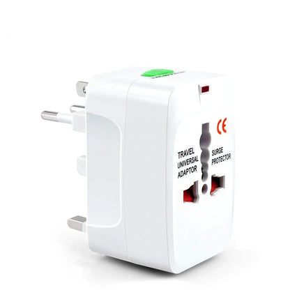 Portable AU US UK EU Converter All in One International Plug Adapter 2 USB Type C Ports World Travel AC Power Charger Adapter