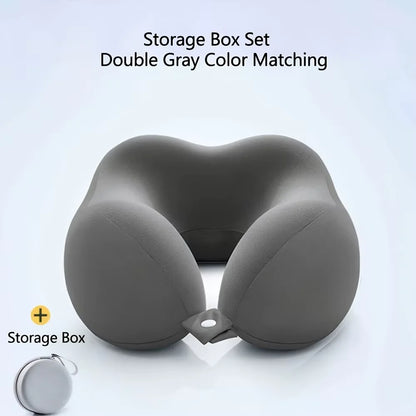 Ergonomic U-shaped Travel Neck Pillow – Lightweight & Portable