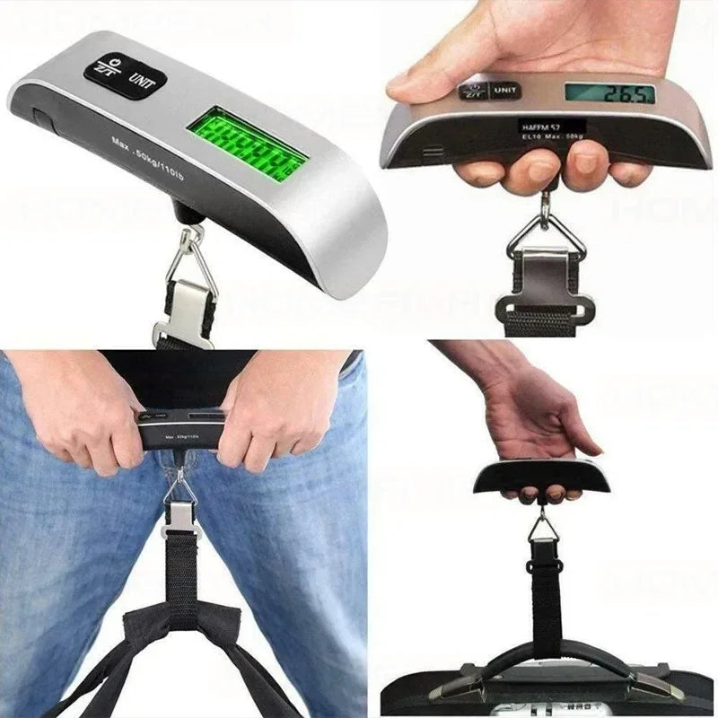 50kg 10g Digital Scale Electronic Luggage Hanging Scale