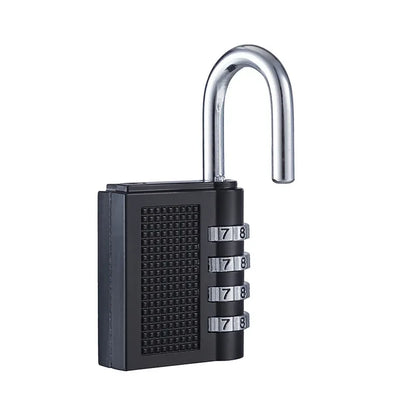 4 Digits Password Code Combination Waterproof Mini Padlock Zinc Alloy Suitcase For Luggage Travel Smart Door Lock
