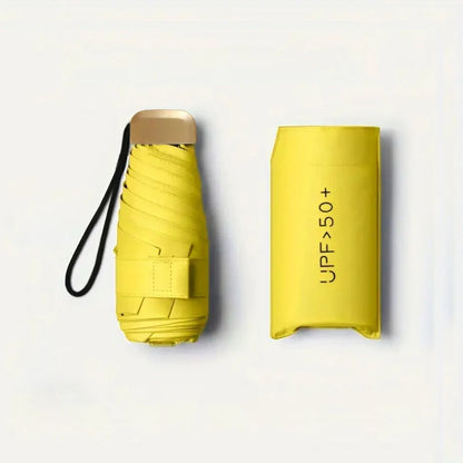Compact Folding Travel Umbrella – Windproof 6K Frame | 5 Colours