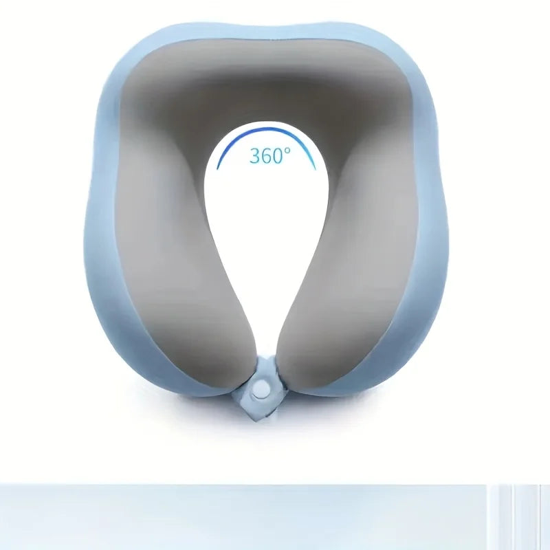 Ergonomic U-shaped Travel Neck Pillow – Lightweight & Portable