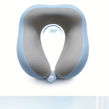 Ergonomic U-shaped Travel Neck Pillow – Lightweight & Portable